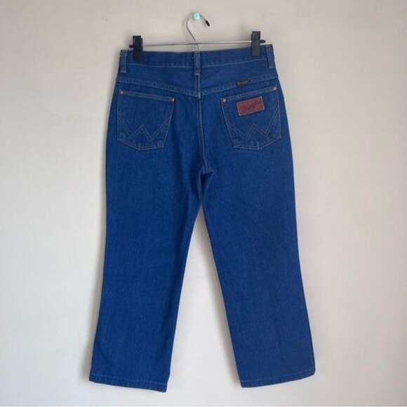 Vintage Wrangler High Rise Straight Leg Cropped Jeans - Picture 2 of 8